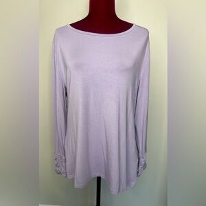 New Lavender long sleeve top